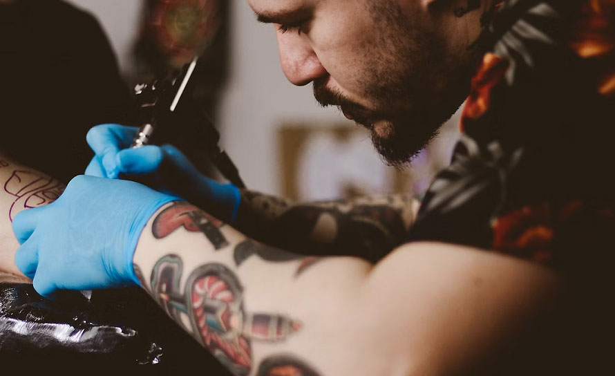 Tattoo Artist at Work 1 Tattoo Artist at Work 1